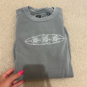 Cute coconut girl crew neck